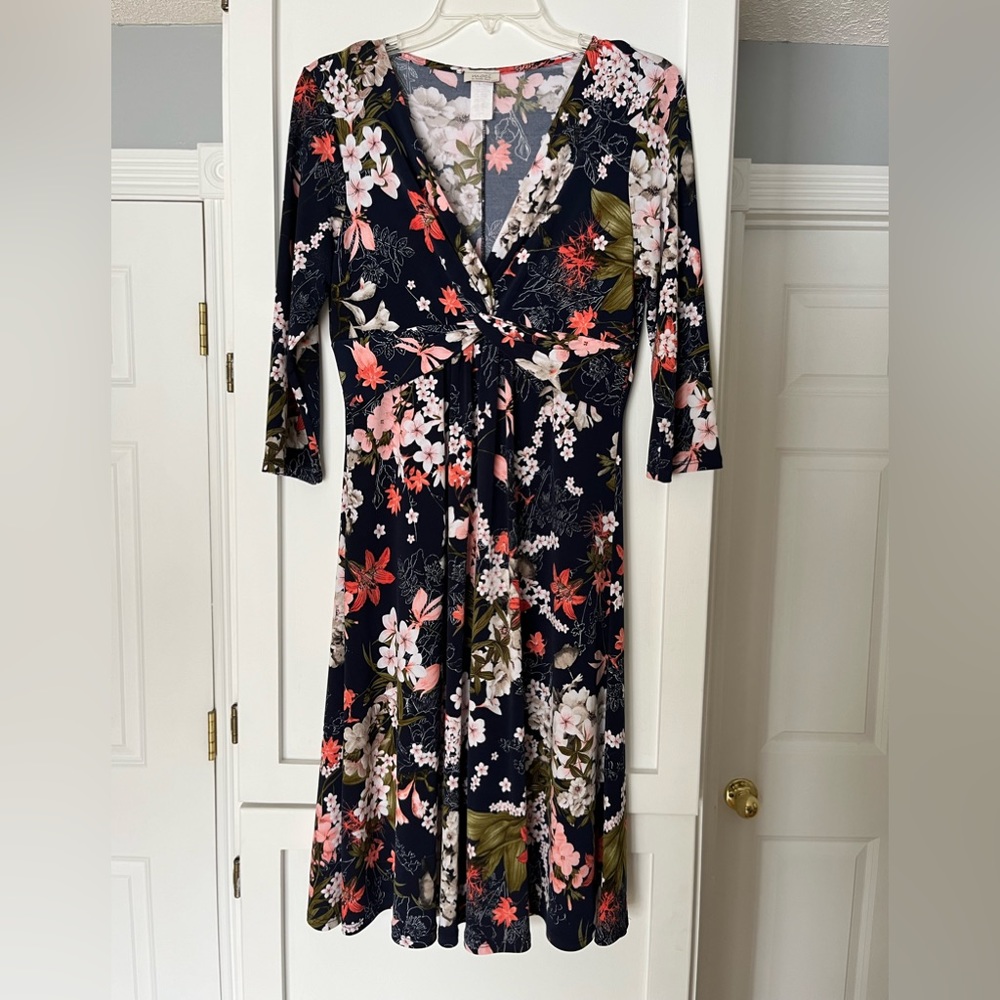 Moci Faux Wrap Dress